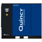 Thumbnail of Quincy QGS-50 Rotary Screw Compressor with dryer-front facing with control panel